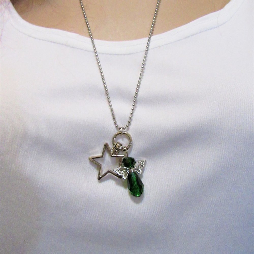 Necklace Angel on a sink chain